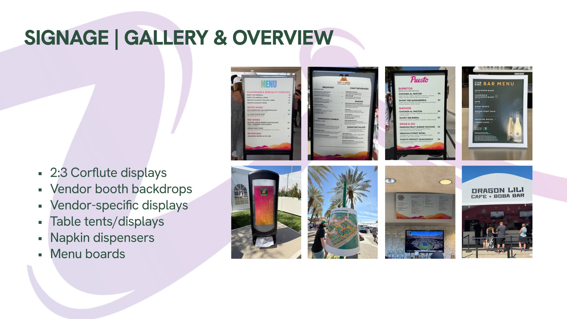 Gallery & overview — page 2 of the Indian Wells post-event report